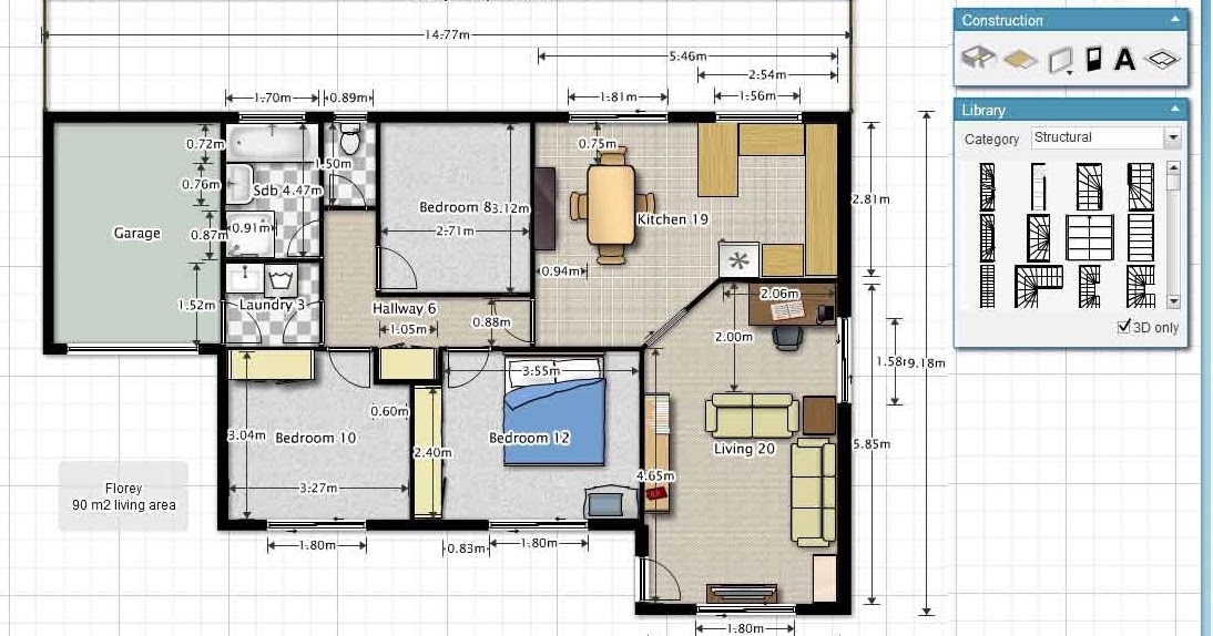 النصيحة قوي الهواء  Floorplanner صمم منزلك بدون برامج الرسم مع موقع - مجلتك المعمارية