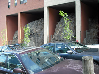 Bronx buildings with bedrock as architecture