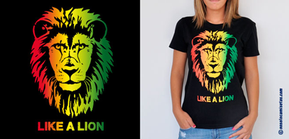 http://www.nosolocamisetas.com/camiseta-like-a-lion-chica