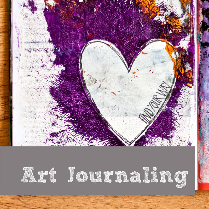 Kim Dellow Art journal gallery