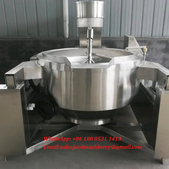 Vegetable Chips vacuum fryer stirring jacketed kettle