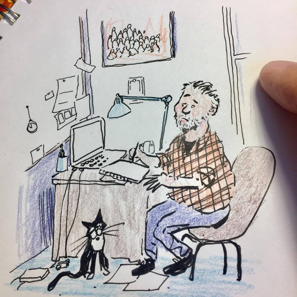 Mike Lynch Cartoons: Mike Lynch Studio Drawings