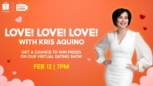 Three Things to Look Forward to with Kris Aquino on Shopee Love! Love! Love!, a Special Valentine’s Day Livestream