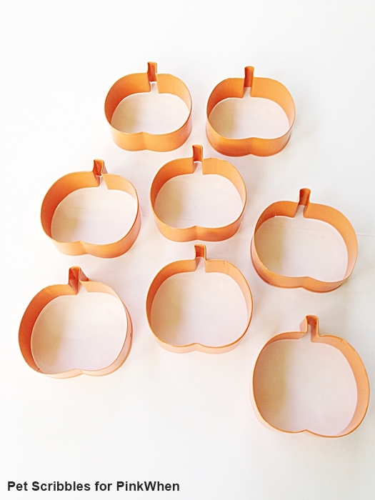 Pumpkin Cookie Cutter Garland by Pet Scribbles for PinkWhen