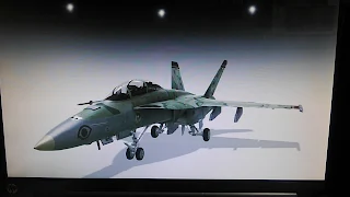 グリューン隊スキン換装時F-18｜ACE COMBAT INFNTYより｜(c)バンダイナムコ/PROJECT ACES