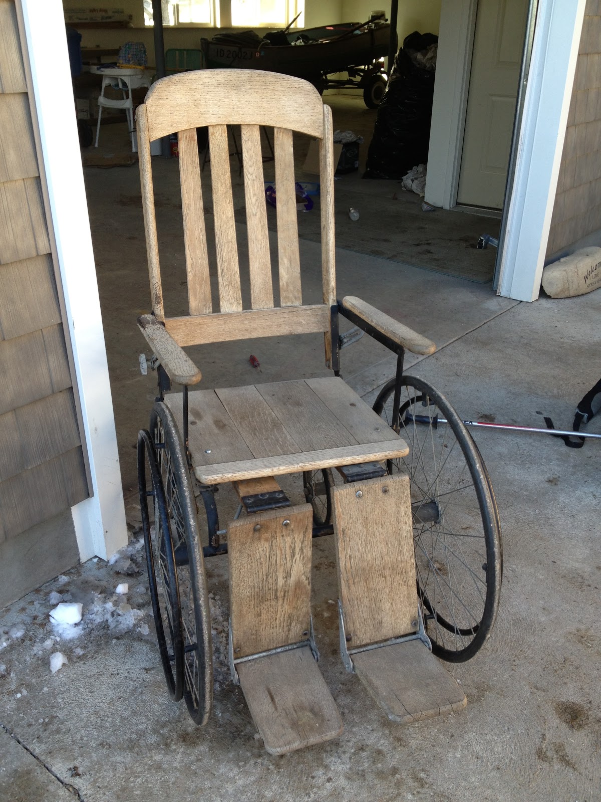 ECO Pocatello Architectural Salvage Antique Wheelchair 200