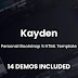 Kayden Personal Bootstrap 5 HTML Portfolio Template Review