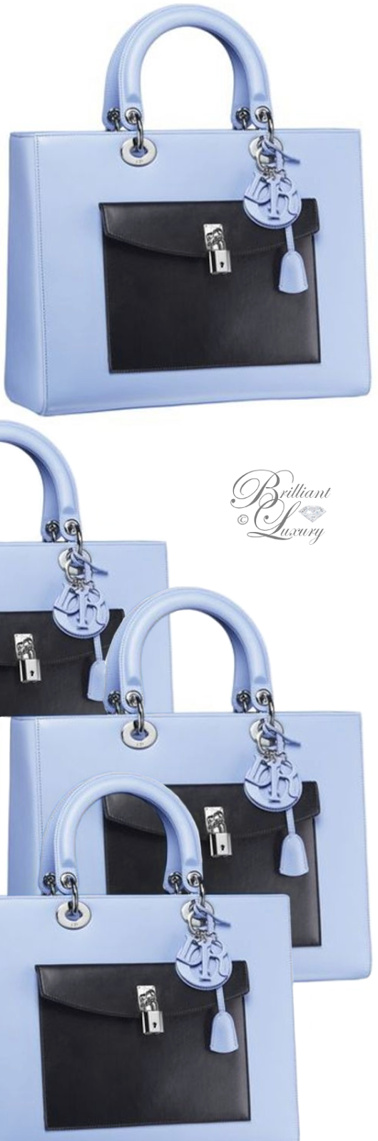 Brilliant Luxury ♦ Dior Lady Dior 'Bleu Jeans Lambskin' Bag Brilliant Luxury ♦ Dior Lady Dior 'Bleu Jeans Lambskin' Bag