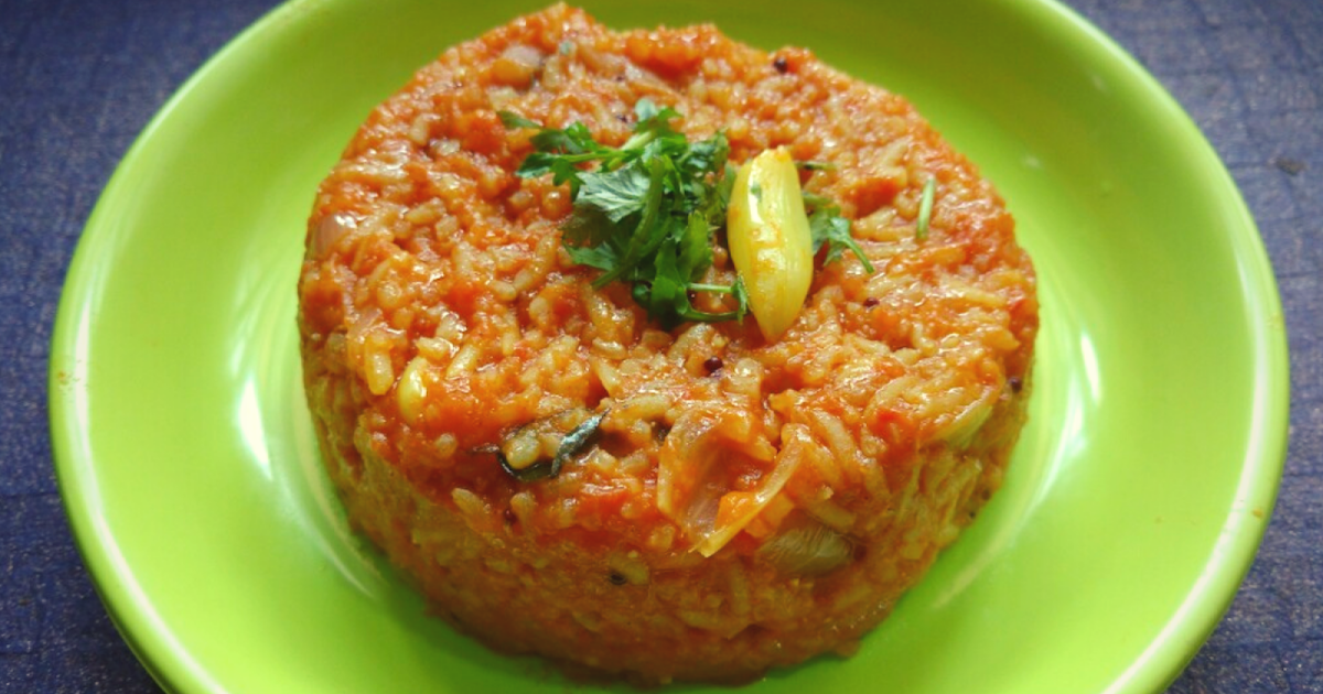 Thakkali Sadam Tomato Rice In Electric Rice Cooker Divya's Nalabhagam