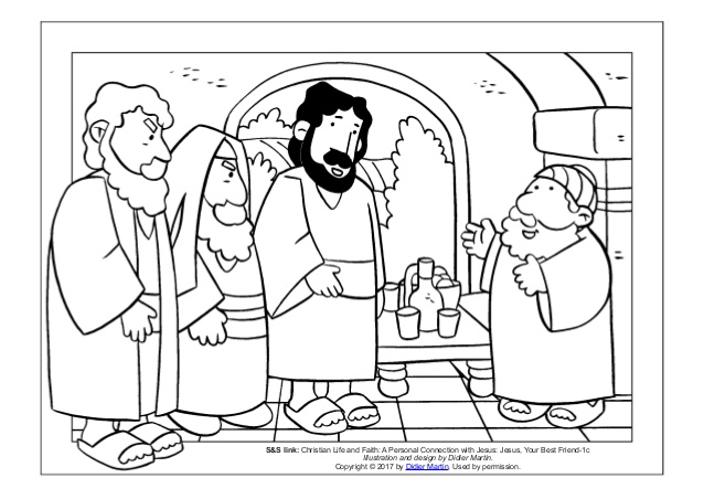 Jesus And Zacchaeus Coloring Page ~ Coloring Pages