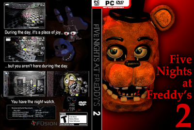 Jogo Five Nights At Freddy's 2 PC DVD Capa Jogo Five Nights At Freddy's 2 PC DVD Capa