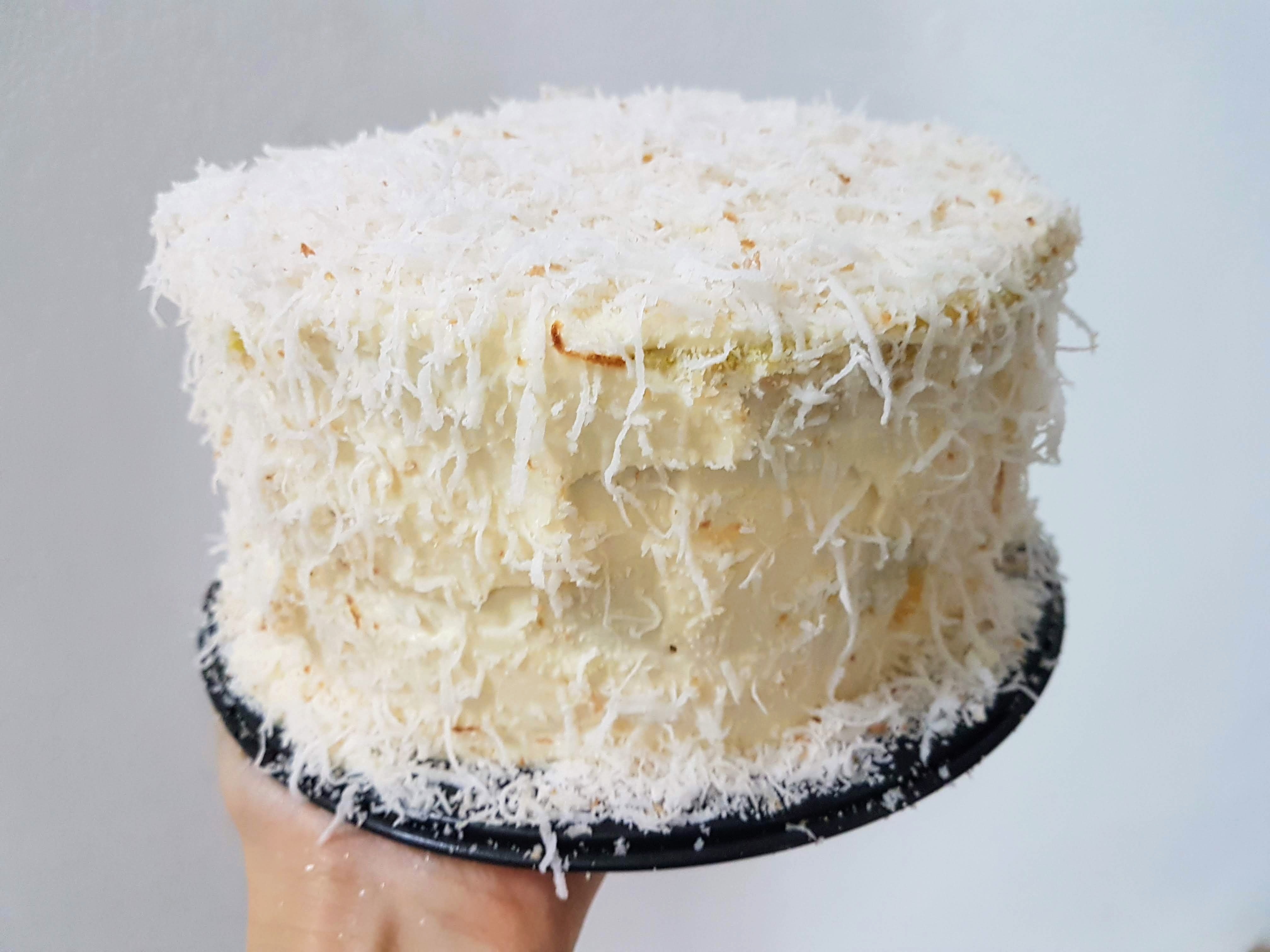 【食谱分享】斑斓椰糖椰丝蛋糕 Coconut Pandan Cake With Gula Melaka/ Ondeh Ondeh Cake - 吃喝玩乐旅宝妈 LOVELYBAO123 ...
