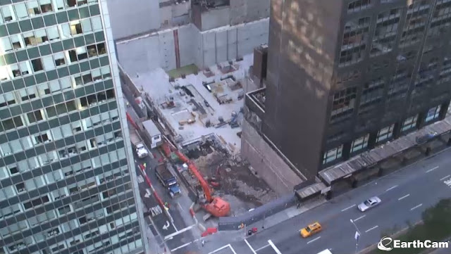 Photo of 432 park avenue construction site from webcam at Park Avenue