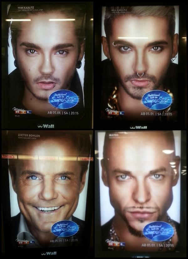 Curiosidade: Cartazes do DSDS; Alemanha // Fotos