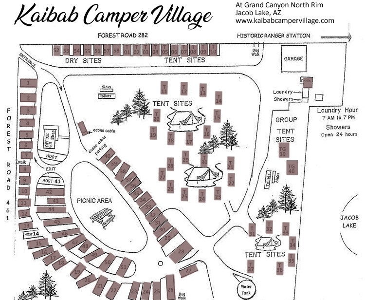 Two Utah Gypsies RVing National Sites in the US Kaibab Camper