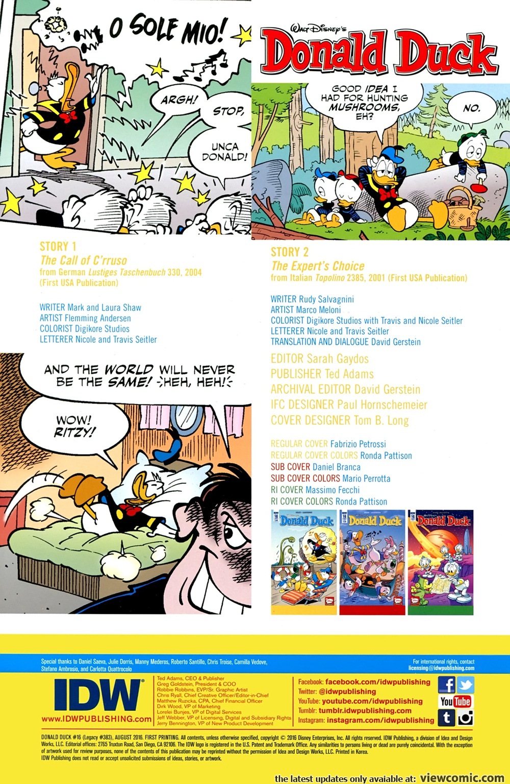 Donald Duck V2 016 2016 Read Donald Duck V2 016 2016 comic online in high quality