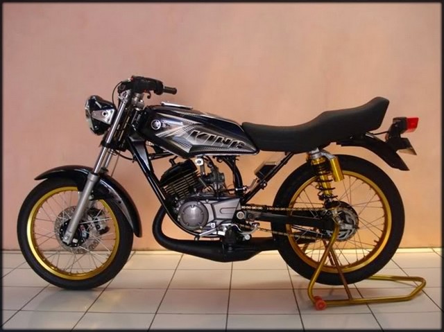 Modifikasi RX King Warna Hitam Gambar Kehidupan