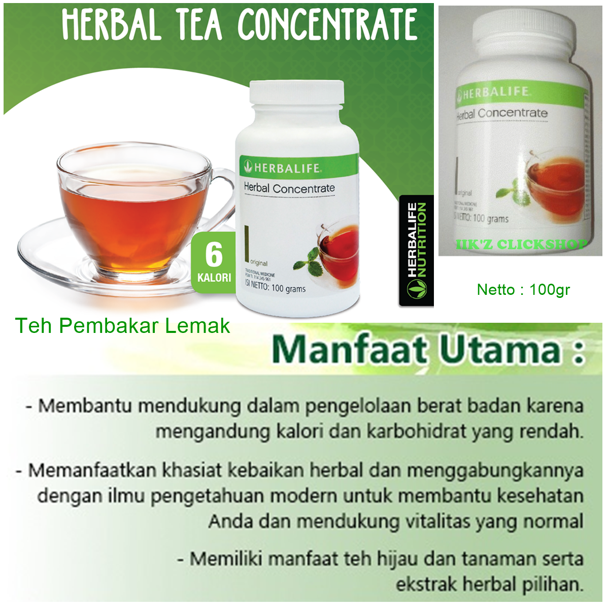 Herbal Concentrate Herbalife Manfaatnya