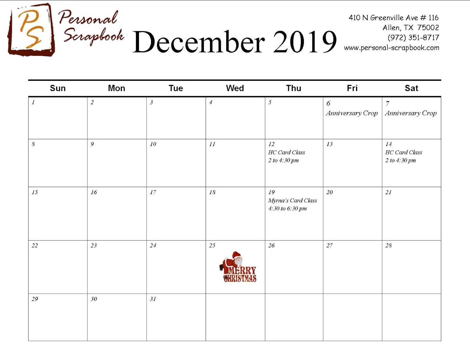 Personal Scrapbook 9723518717 410 N Greenville Ave, suite 116