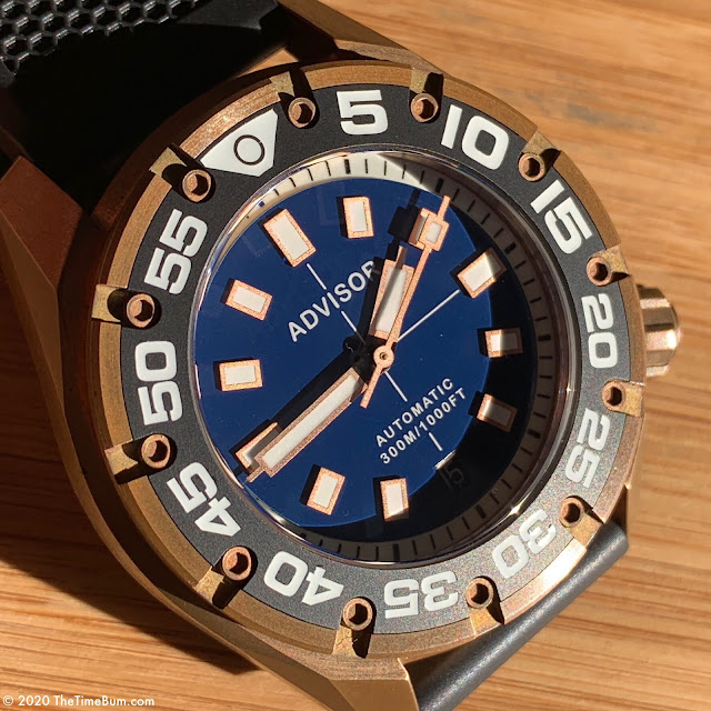 Advisor SUPA Diver bronze blue