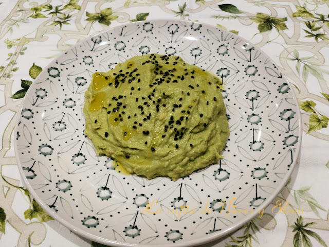 Dip de aguacate y tahini