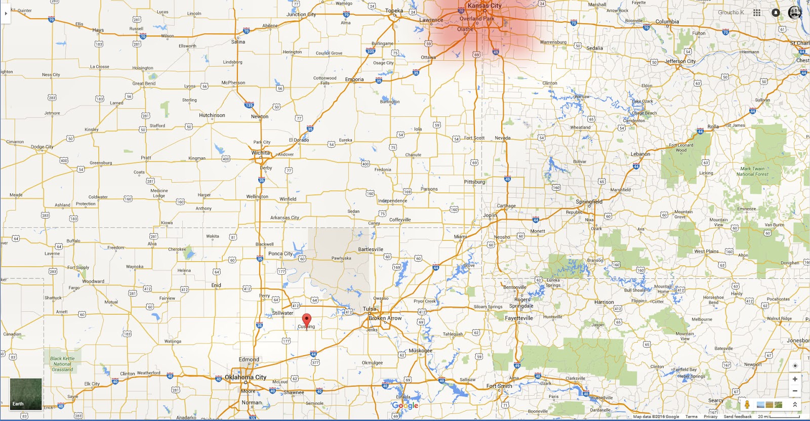 Capt. Spaulding's World Cushing The Pipeline Crossroads of the World