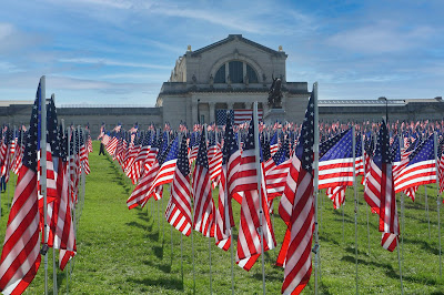 St. Louis, MO Flags of Valor display photo by mbgphoto
