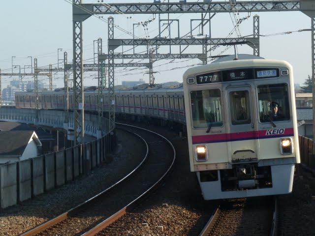 京王電鉄　通勤快速　橋本行き2　7000系幕式