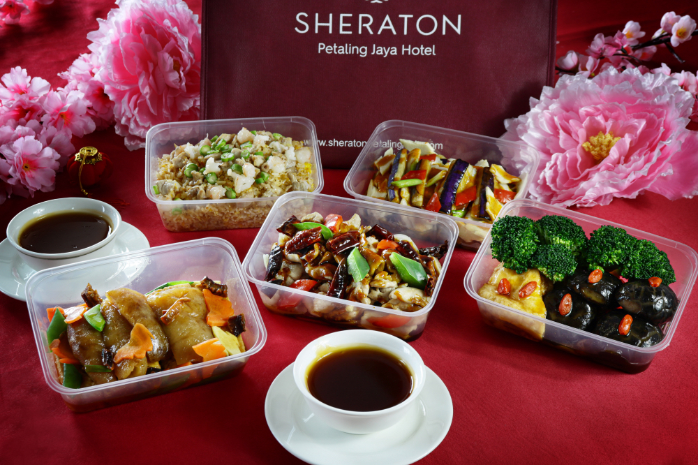 sheraton petaling jaya hotel: lunar new year dine-at-home sets & hampers