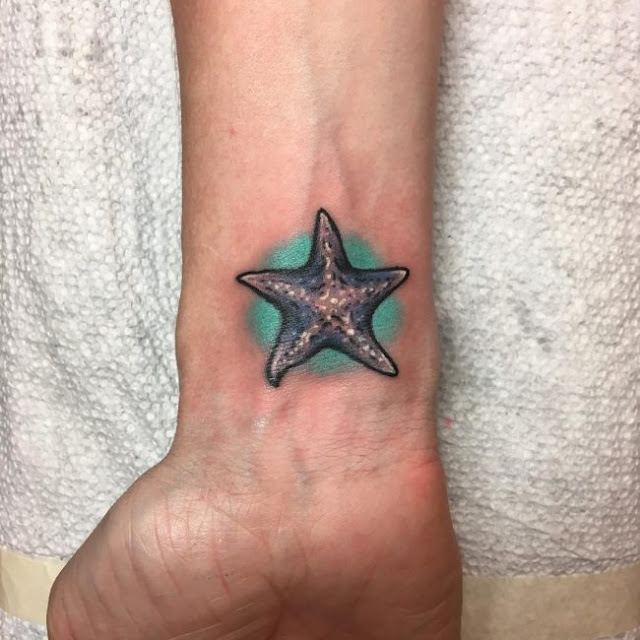 Tatuagens de estrela do mar Tatuagens de estrela do mar