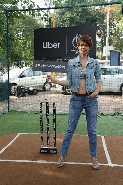Kalki Koechlin announces Uber’s new campaign #ParksNotParking in Mumbai Kalki Koechlin announces Uber’s new campaign #ParksNotParking in Mumbai