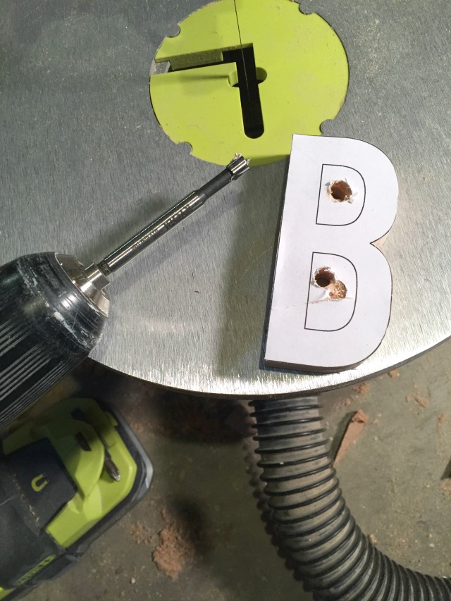 That's My Letter DIY Wood Cut Out Name Plaque