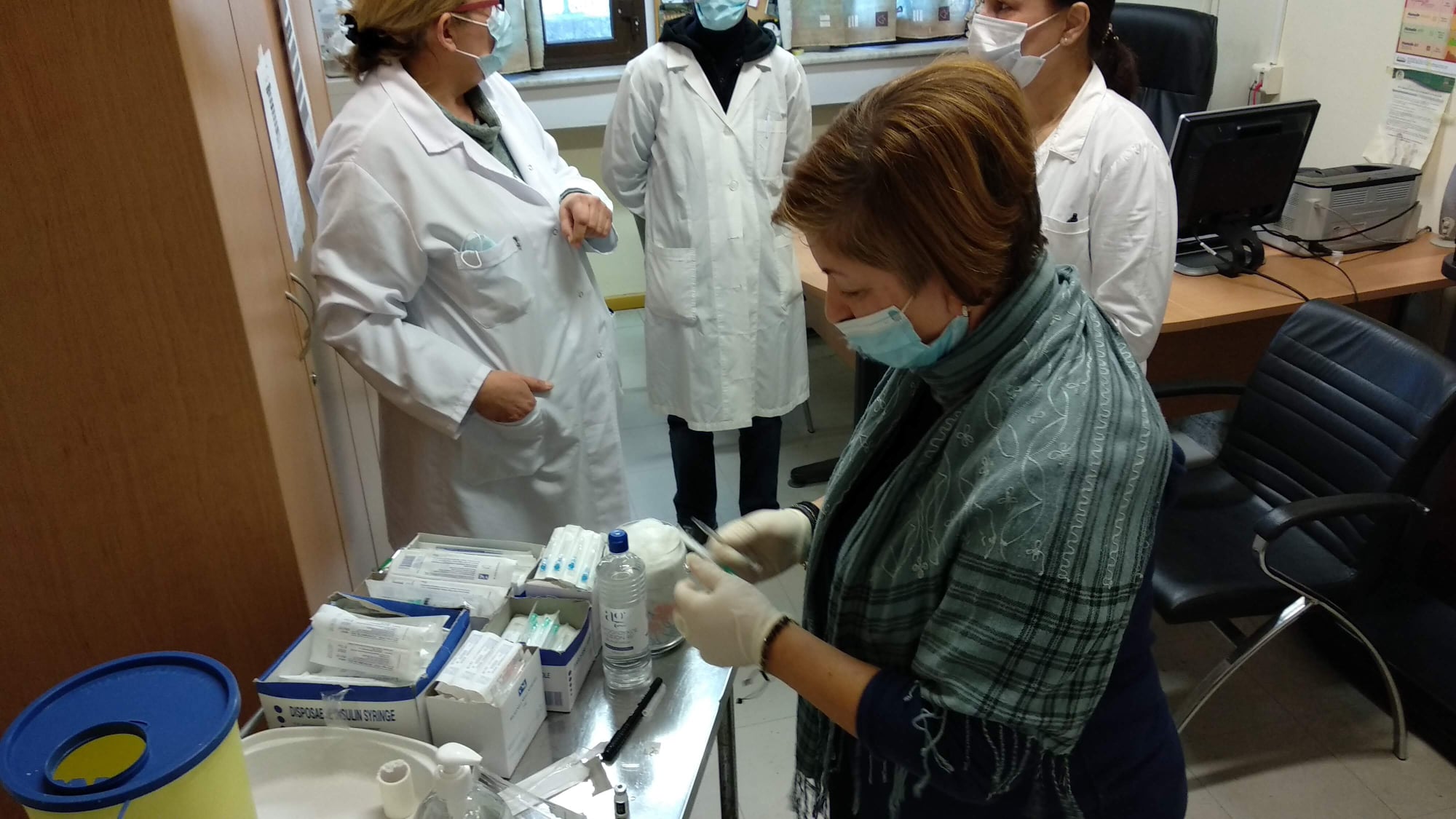 Ξάνθη: Εμβολιαστικό κέντρο στον Εχίνο - Ξεκίνησαν τα εμβόλια