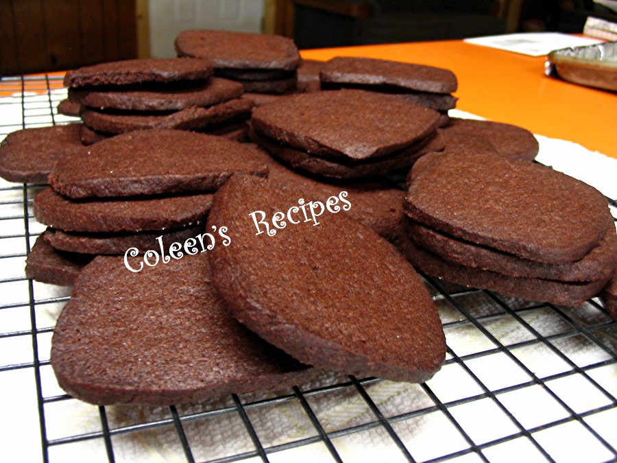 Coleen's Recipes EASY CHOCOLATE WAFER COOKIES