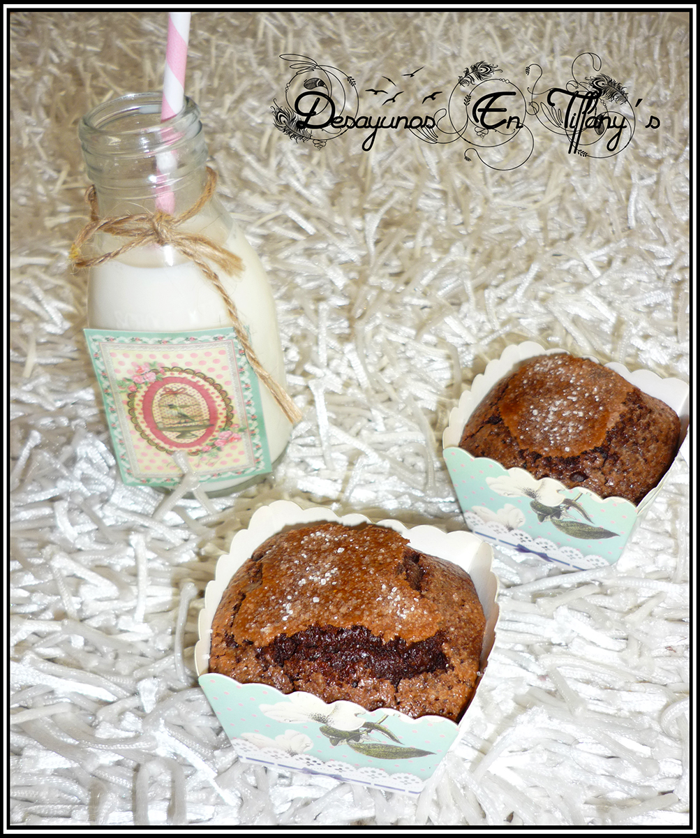 Desayunos en Tiffany´s Muffins de cacao sin gluten y sin lactosa
