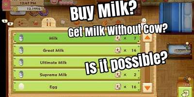 Can I Buy Milk in Harvest Moon: Light of Hope?