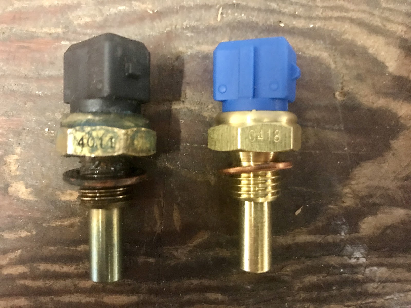 Richard's GBS Zero New coolant temp sensor