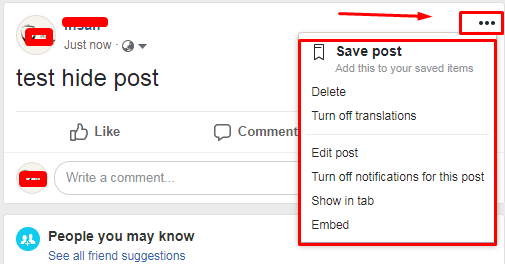 How To Unhide A Facebook Post