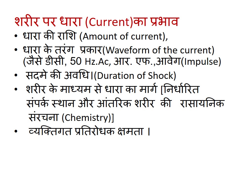 Electrical Safety in Hindi.