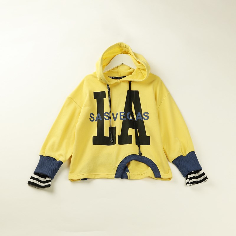 Áo Hoodies Trẻ Em Cotton Tay Dài In Chữ – HEYLADS 157544