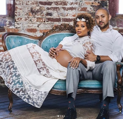 Eva Marcille shares pregnancy photoshoot with fiance, Michael Sterling + pics from her baby shower