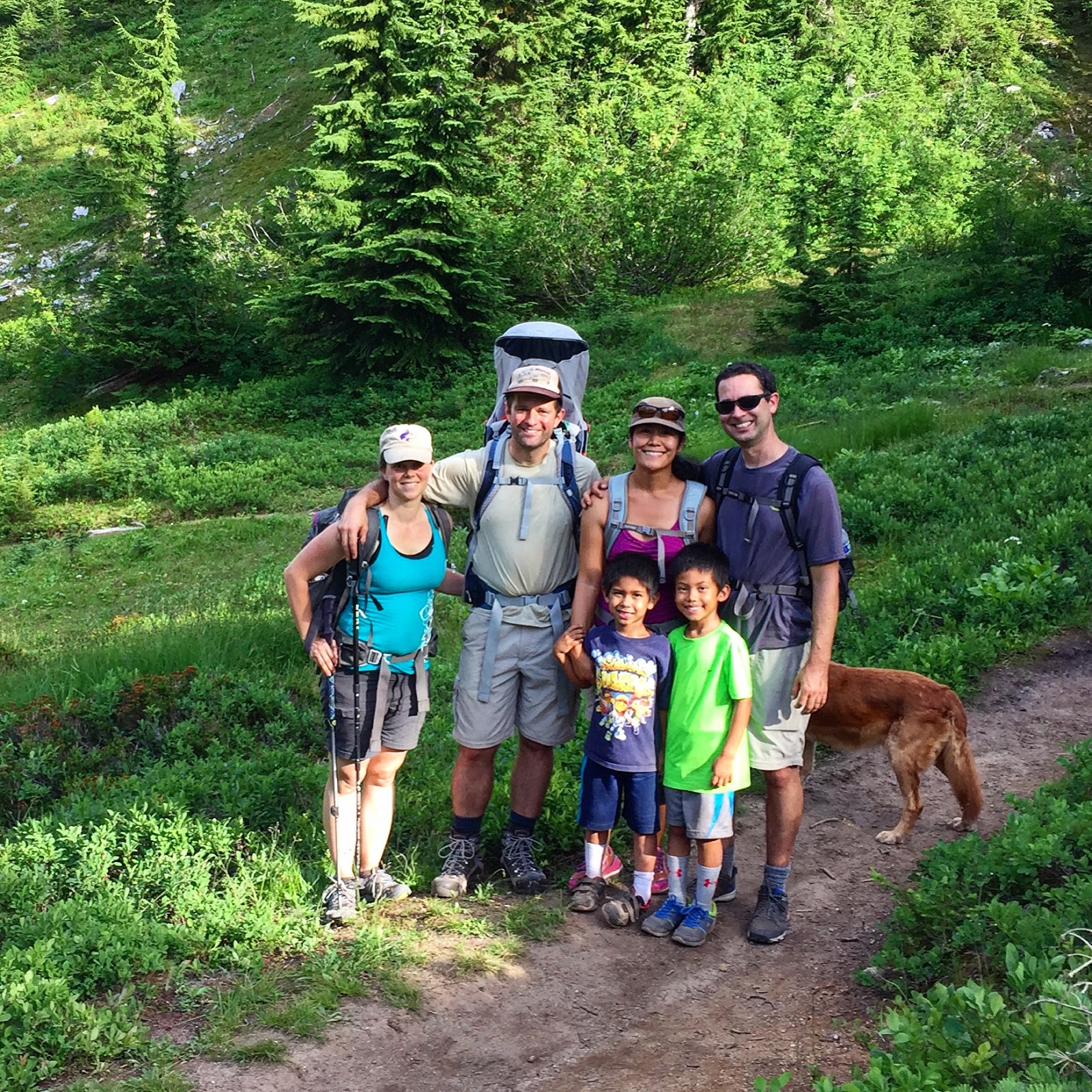 RunHikePlay Hiking Lake Valhalla and Mt. McCausland with the Fam 8/13/16