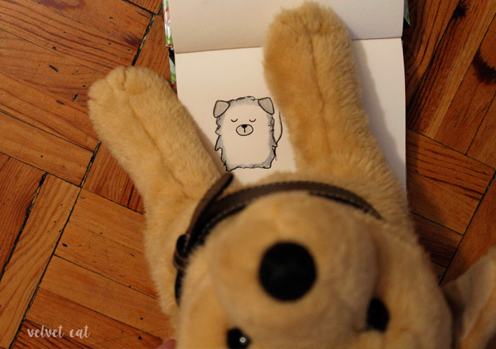 Ilustración: Pelusillas perrunas acuarela