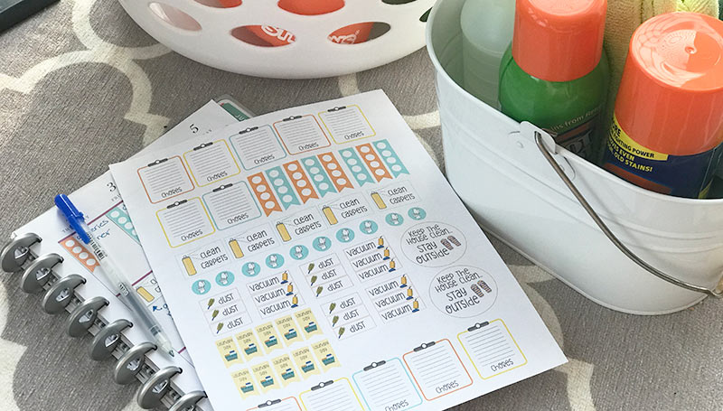 Get Ready For Summer Cleaning With FREE Printable Planner Stickers Get Ready For Summer Cleaning With FREE Printable Planner Stickers