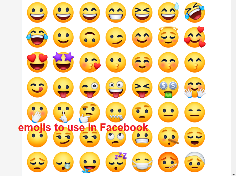 How to Use Emoticons on facebook