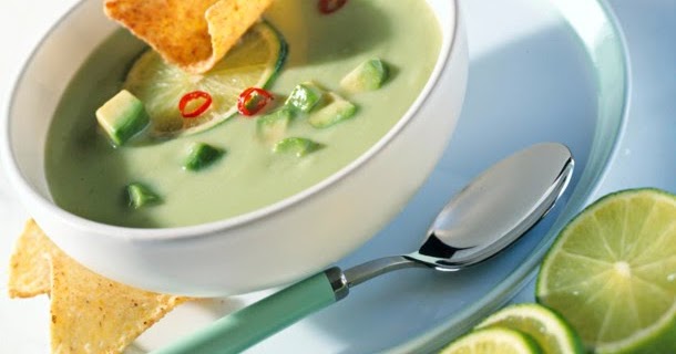 Kalte Avocadosuppe - Vegetarische Suppen