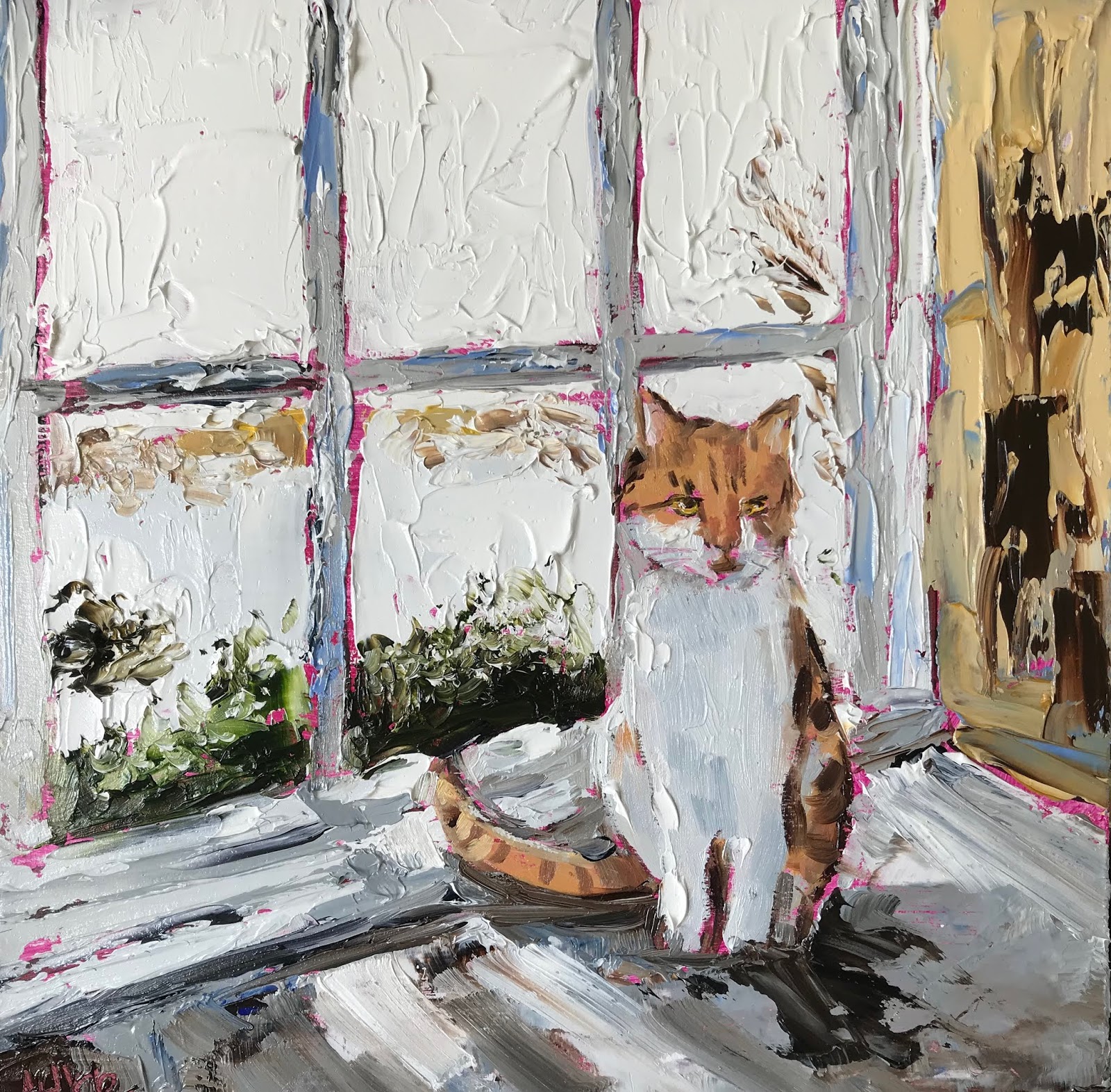 Ann Hyde Artist Oil Painting Completed