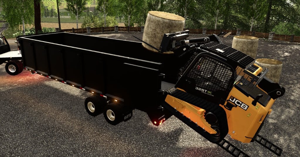 gooseneck trailer mod fs19 for pickup