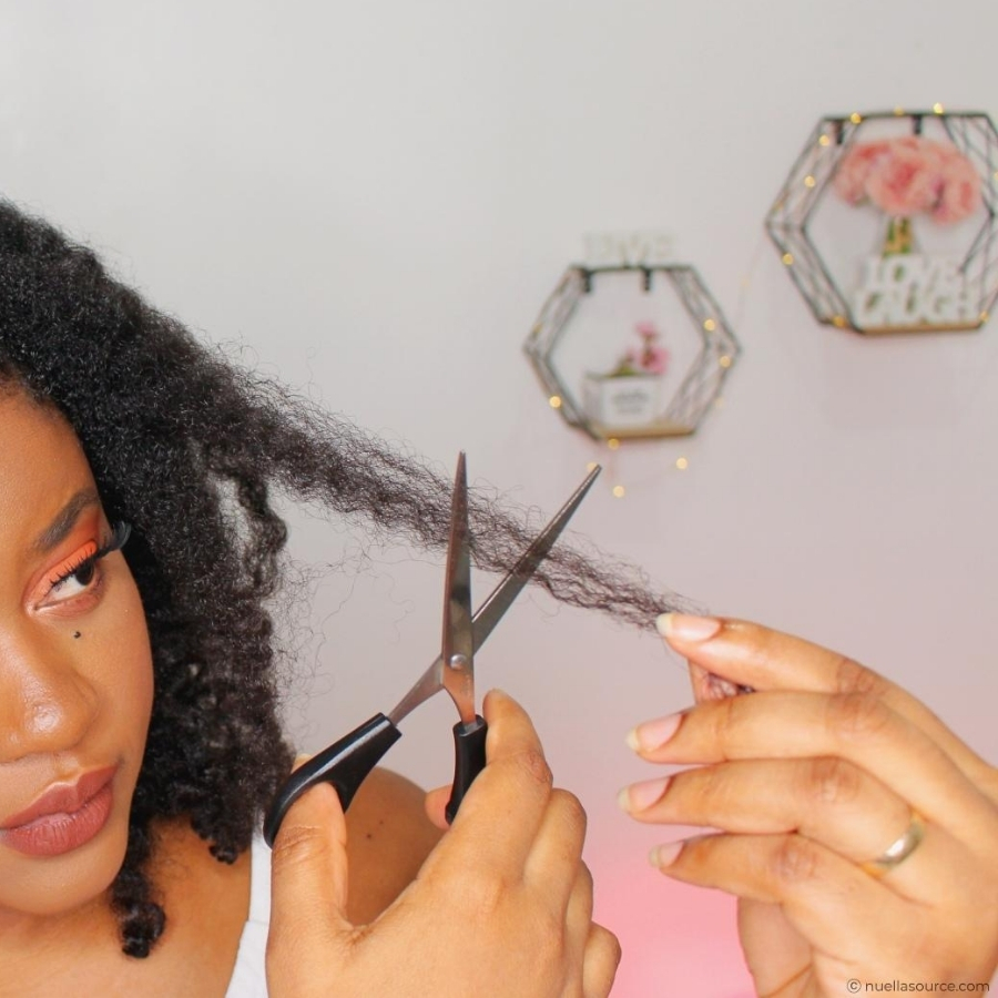 La petit guide pour couper ses pointes abîmées (cheveux crépus, frisés, bouclés) Blog Beauté