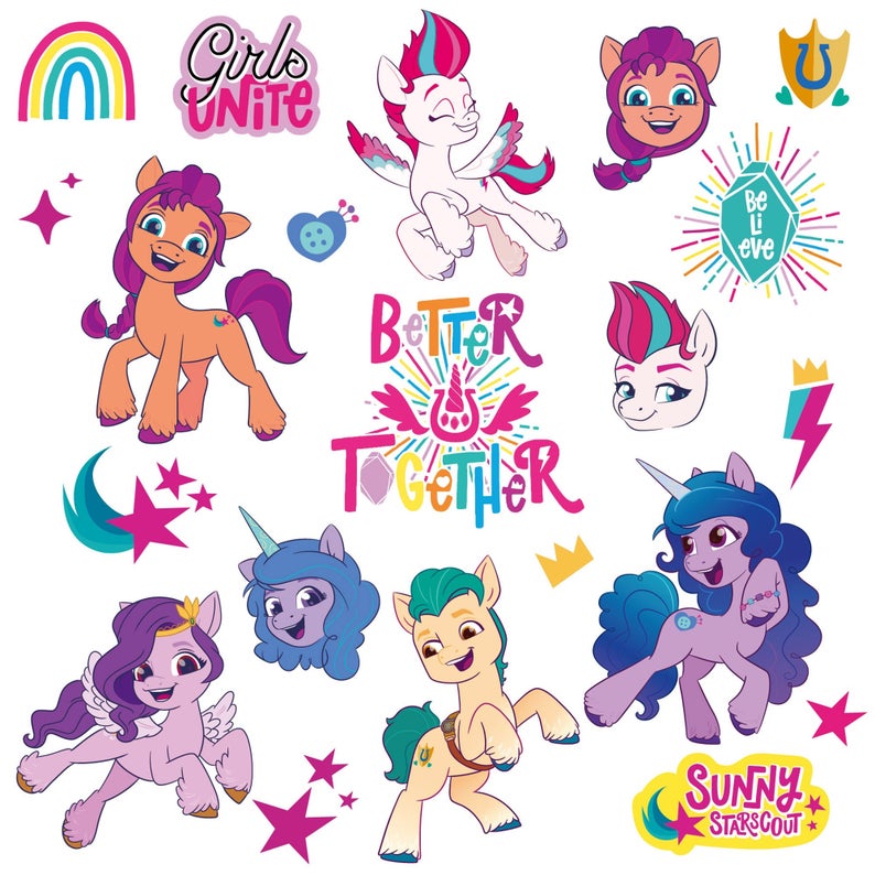 Equestria Daily - MLP Stuff!: 2D Vectors of Generation 5 My Little Pony Characters Appear